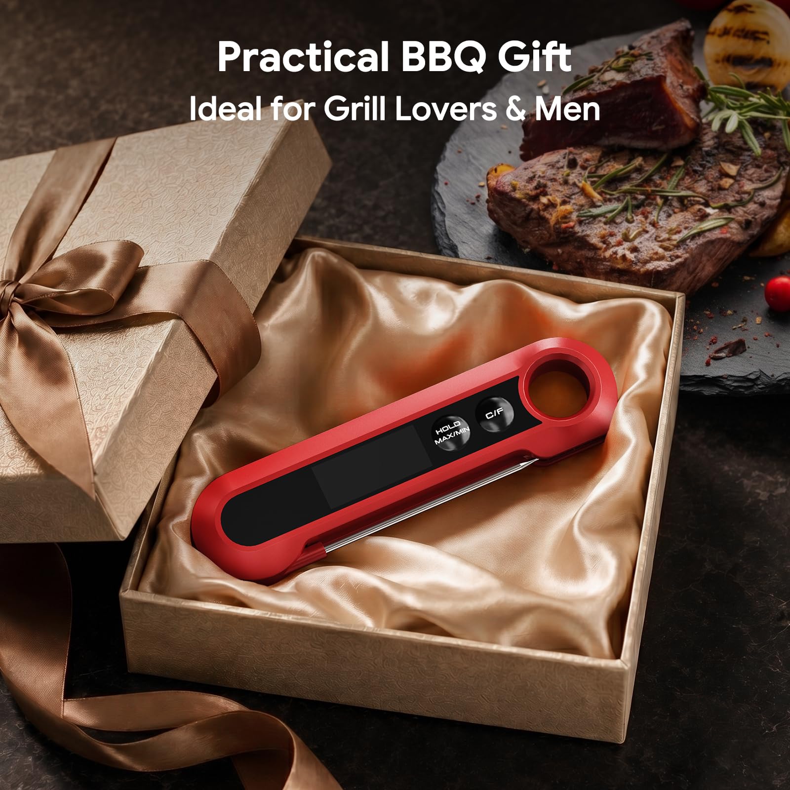 Tojasv Meat Thermometer Digital,1-2S Instant Read Thermometer for Cooking, Grill - Tojasv Official Product View 9