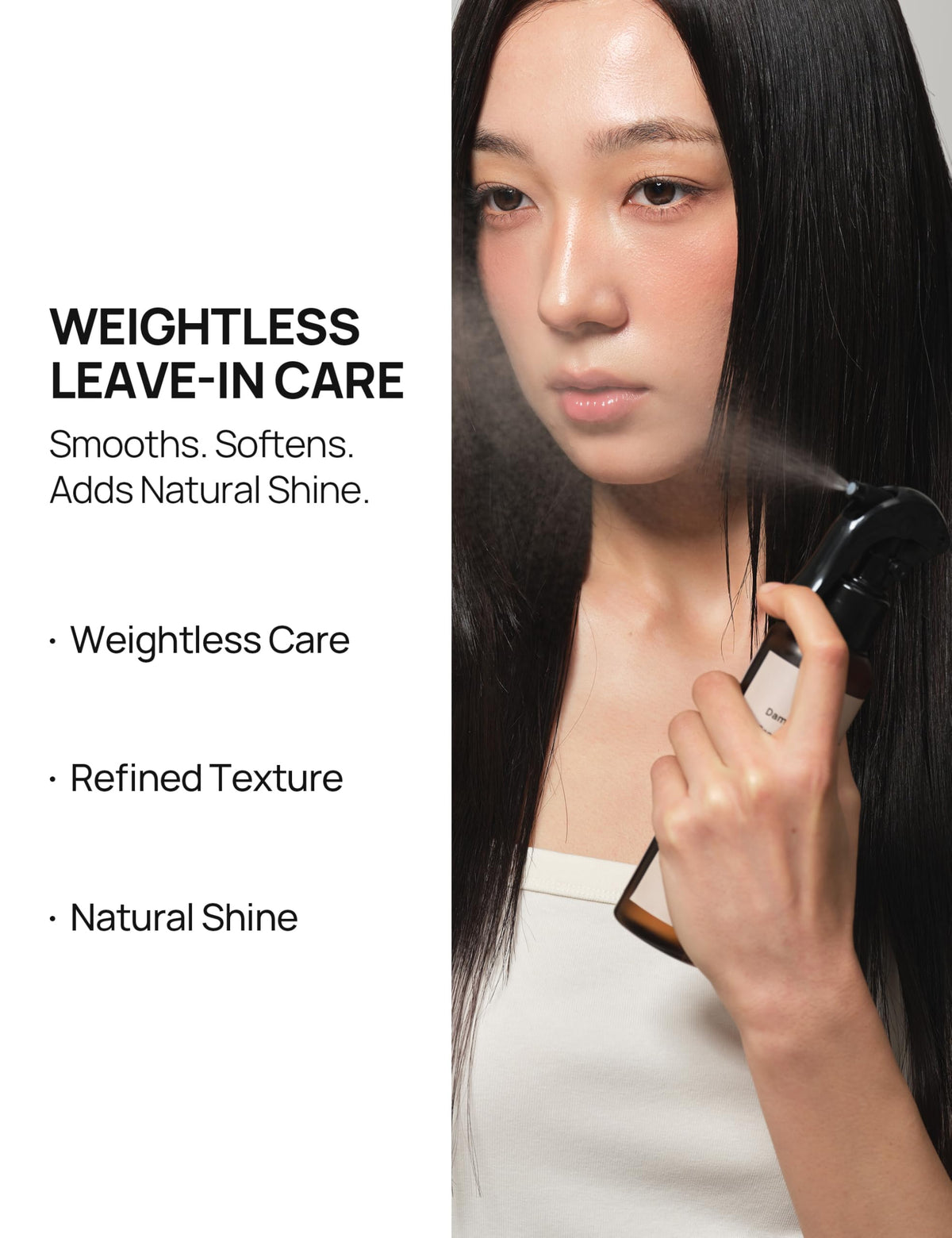 CHAHONG Keratin Leave In Hair Oil Mist with Hydrolyzed - CHAHONG Official Imagery - 3