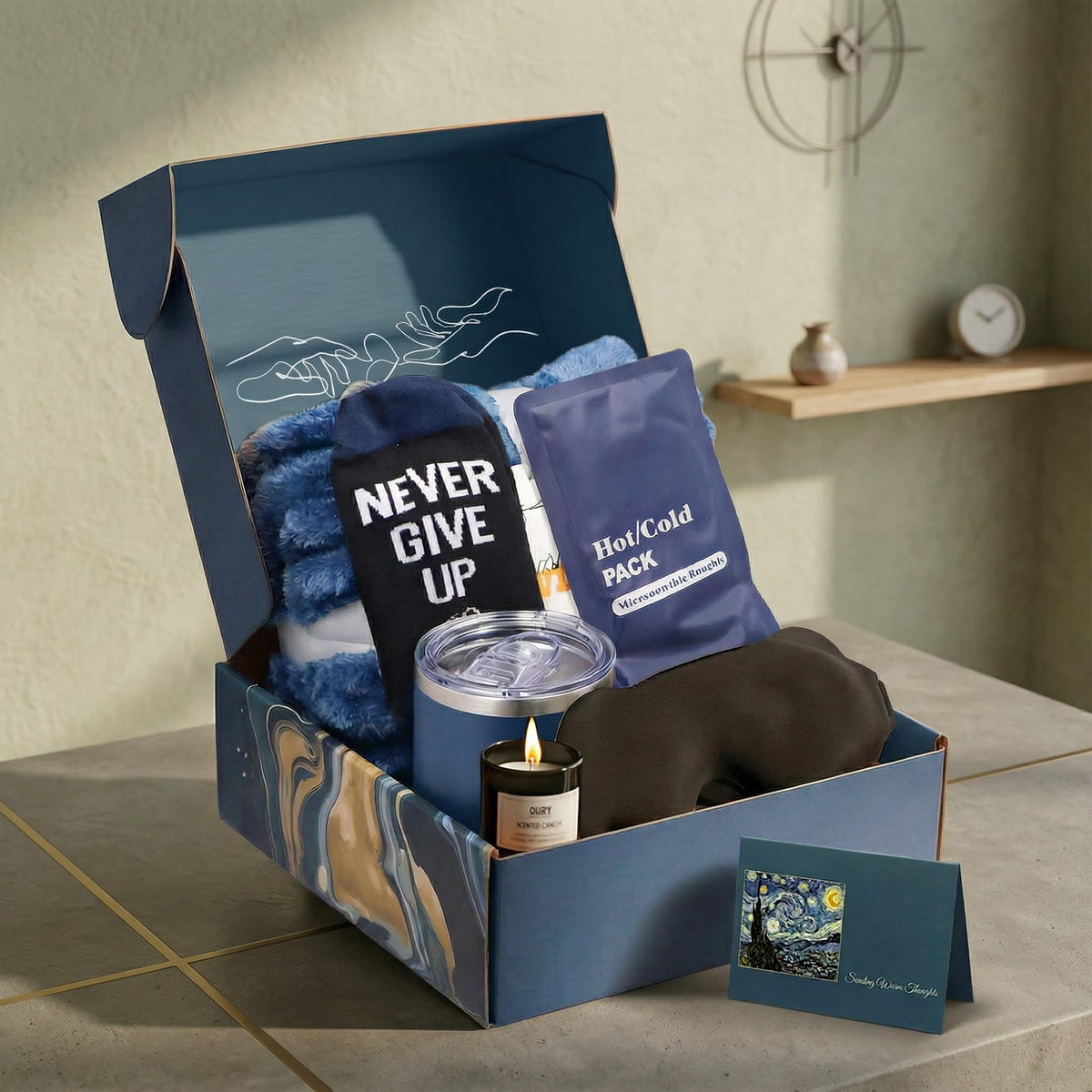 Get Well Soon Gift Basket Men Care Package for Men Get Well - HomeHarbor Collections Official Imagery - 4