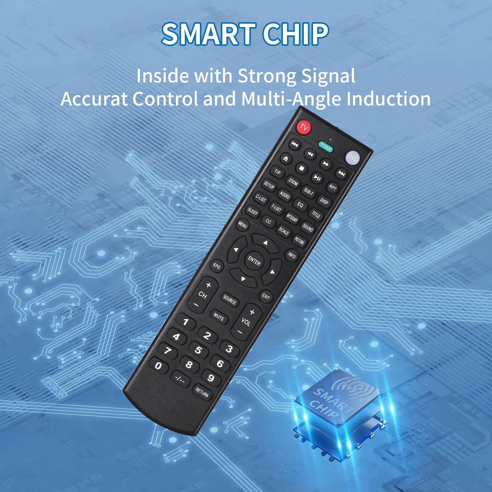 Auilzlz Remote Control Rplacement fit for HITACHI LED LCD Smart T by Auilzlz - Angle View 6