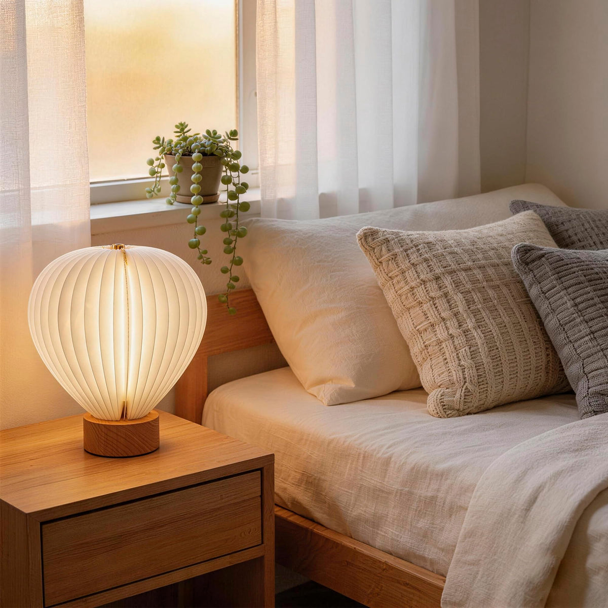 Hot Air Balloon Warm Night Light Dimmable Touch Lamp for - Ba suns Official Imagery - 7
