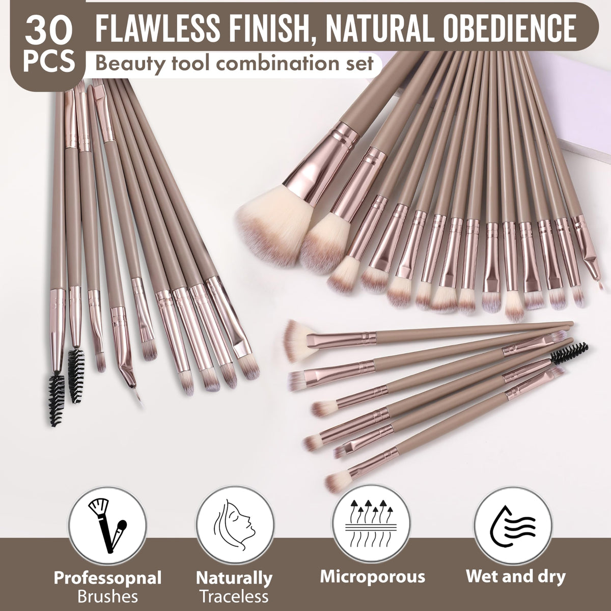 Professional Makeup Tools Set 54pcs set Cosmetic Brush - Premium Selection Official Imagery - 6