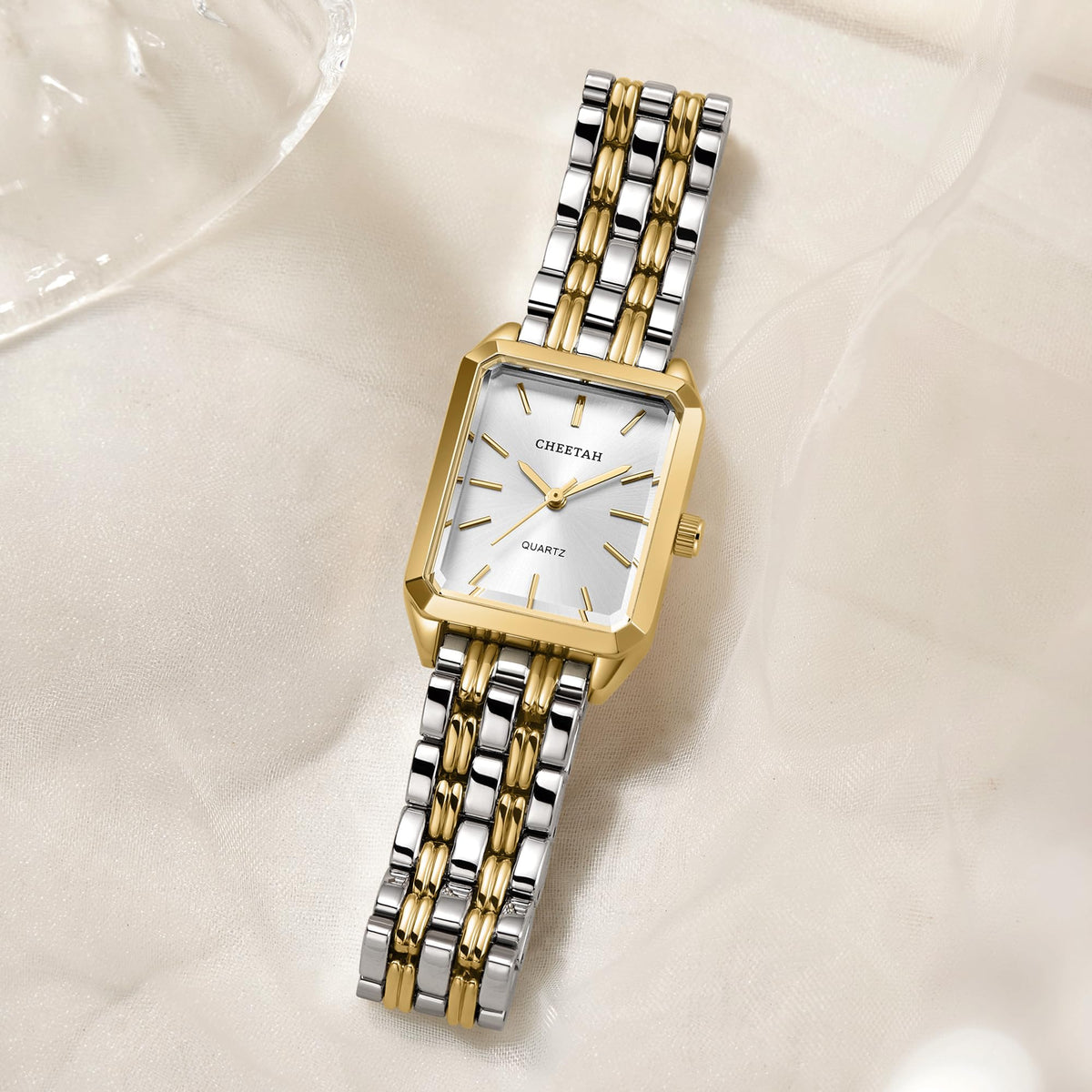 CHEETAH Women s Gold Tone Dainty Watch Retro Style - CHEETAH Official Imagery - 5