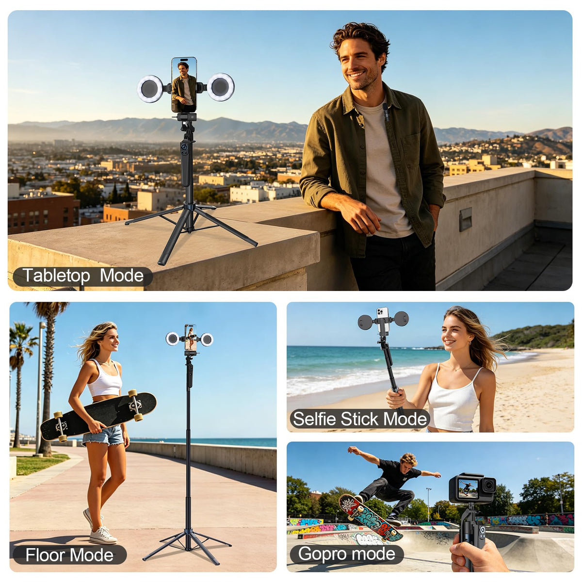 Content Creator Essentials Vlogging Kit for iPhone Tripod - Ocwqp Official Imagery - 6