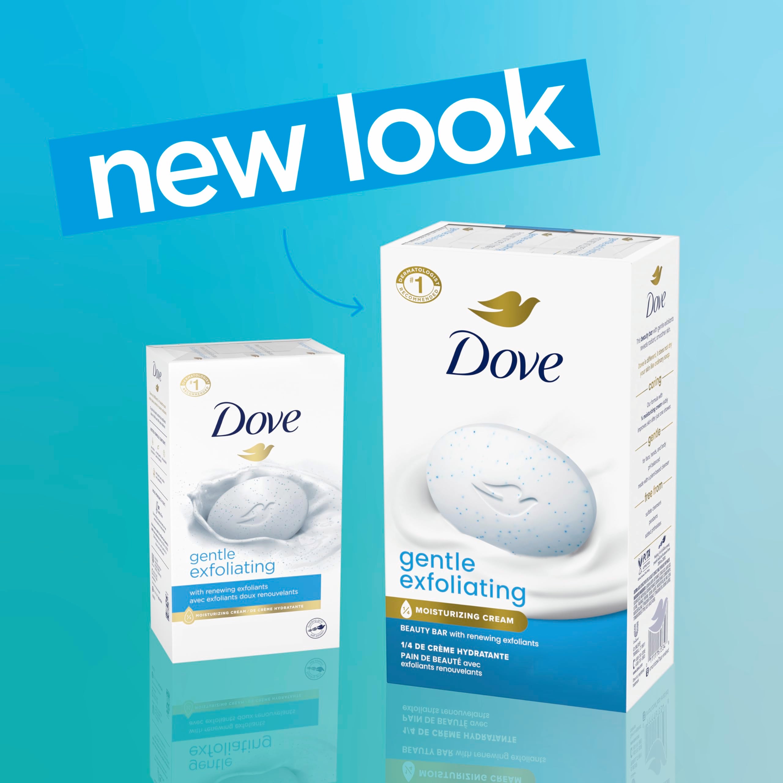 Elefair Tech Dove Beauty Bar Gentle Exfoliating With Mild Cleanser 6 Bars 3 - Elefair Tech Official Product View 4