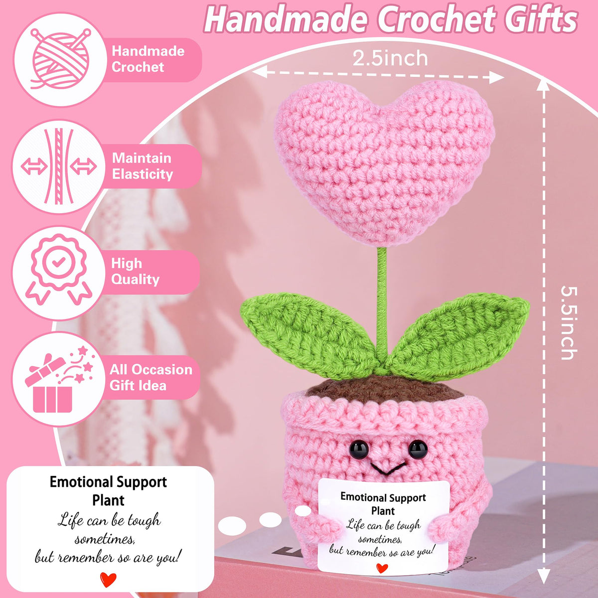 Personalized Monogrammed Customized Pink Birthday Gifts for - GQDECOR Official Imagery - 6