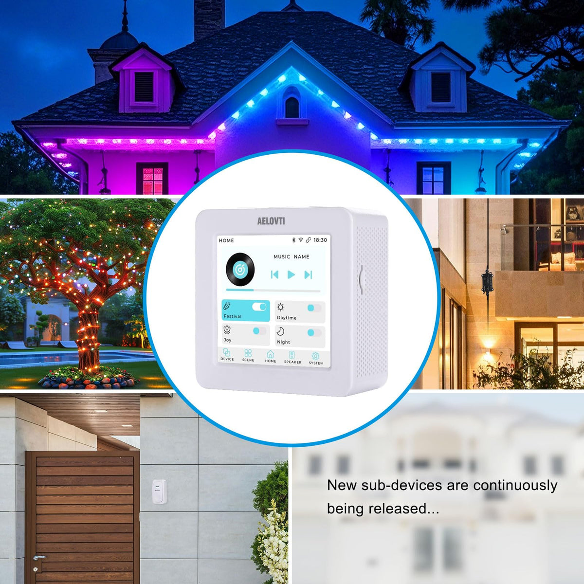 Smart Courtyard Butler 3 5 Touch Screen Tuya App DIY Scene - AELOVTI Official Imagery - 4