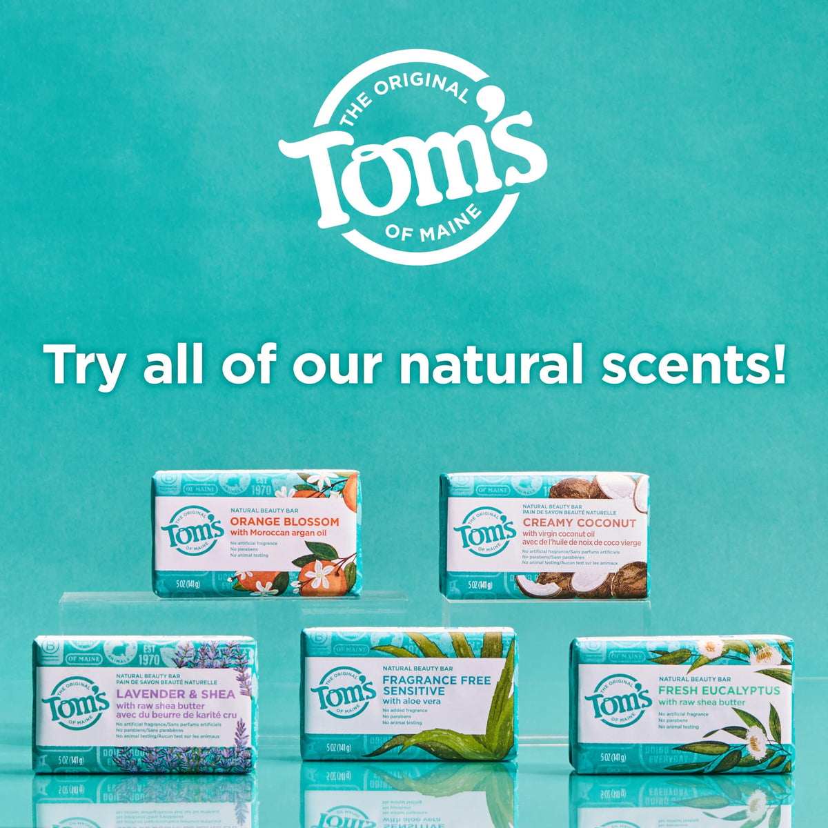 Tom s of Maine Natural Beauty Bar Soap Orange Blossom 5 oz - Tom's of Maine Official Product Imagery - 8