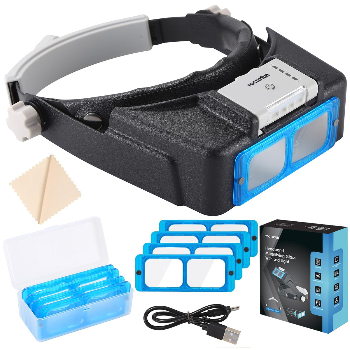 Magnifying Glasses with Light for Close Work 1 5X 3 5X - YOCTOSUN Official Imagery - 1