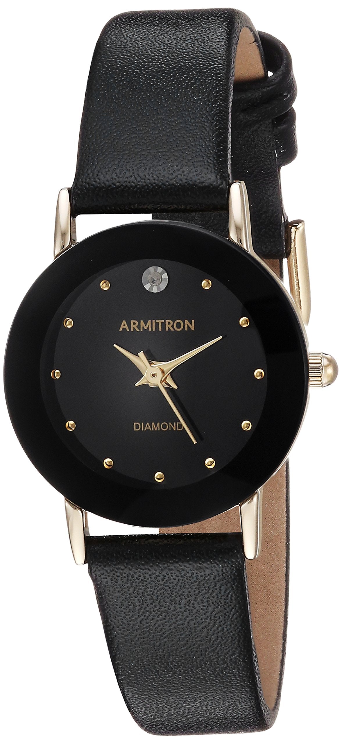 Armitron Women s 75 2447 Diamond Accented Leather Strap - Armitron Official Imagery - 2