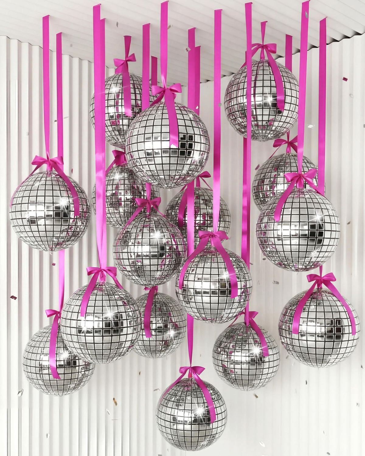 Jenaai 30 Set Round Foil Balloons Bulk 22 Inch 4d Metallic - Jenaai Official Imagery - 1