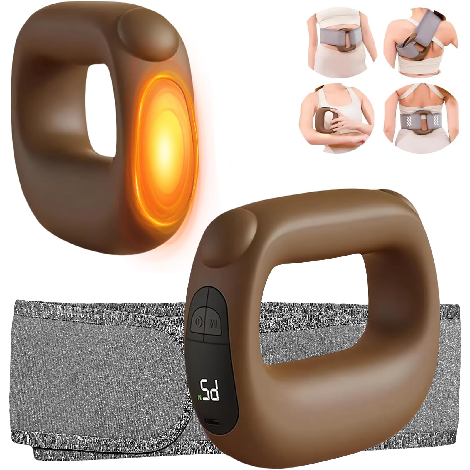 Xquyk Deep Tissue Percussion Muscle Massage Gun: with Heat, Adjustable - View 9