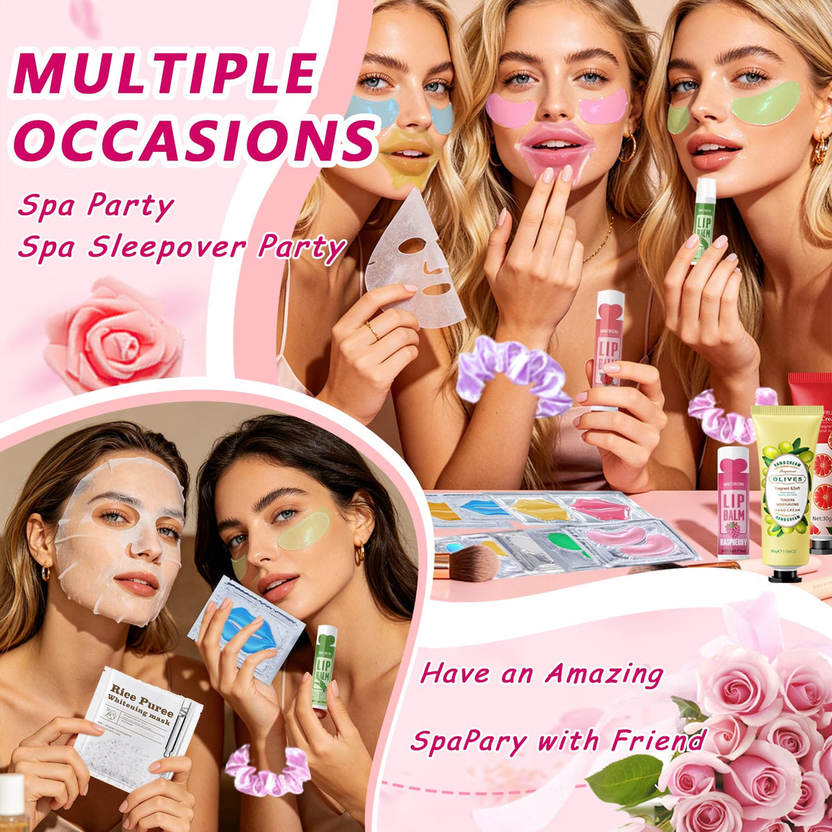 120 PCS Spa Party Supplies for Women - Immuno Official Imagery - 7