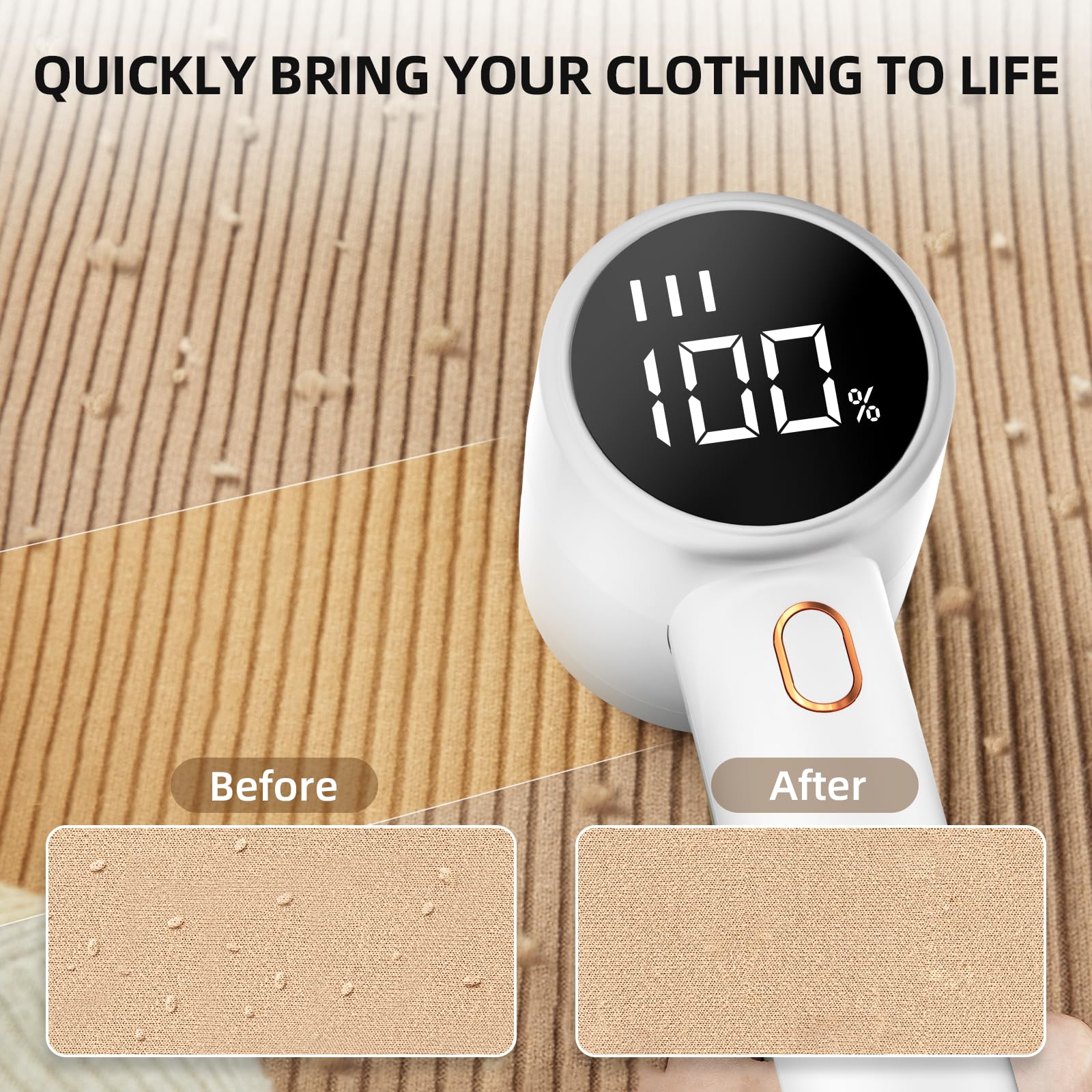 Peiyuu Fabric Shaver, Lint Remover Rechargeable, Electric Portabl - Peiyuu Official Product View 2