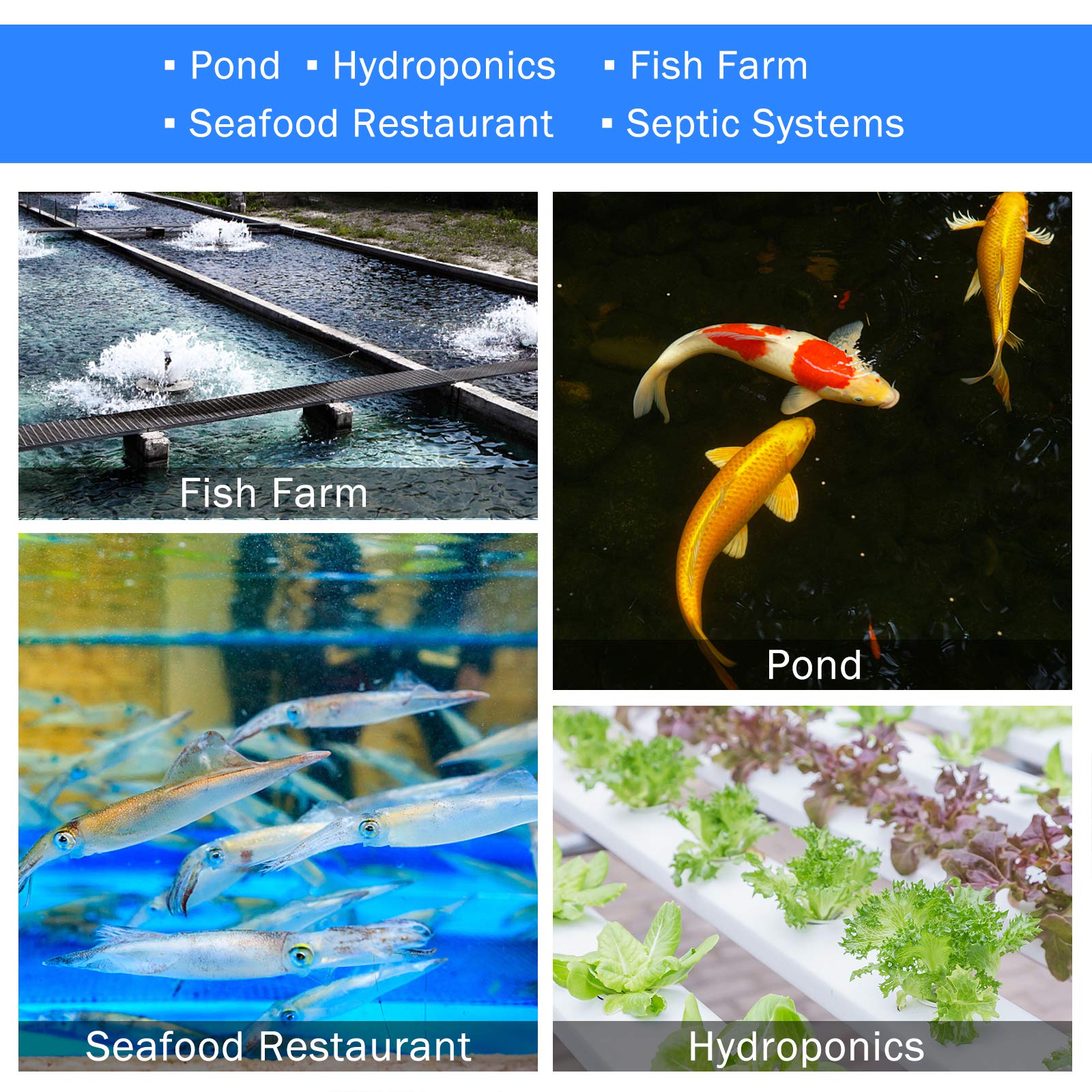 AquaMiracle Linear Air Pump AP-40/AP-60/AP-80/AP-160 for Pond Aer - AquaMiracle Official Product View 6