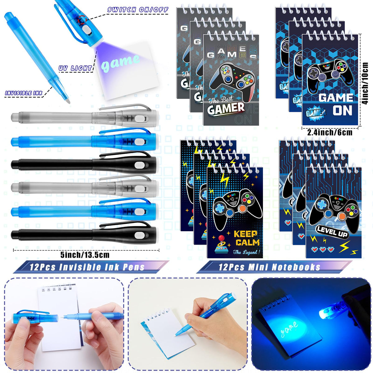 84Pcs Video Game Party Favors Birthday Supplies Kids Boys - Mishopy Official Imagery - 4