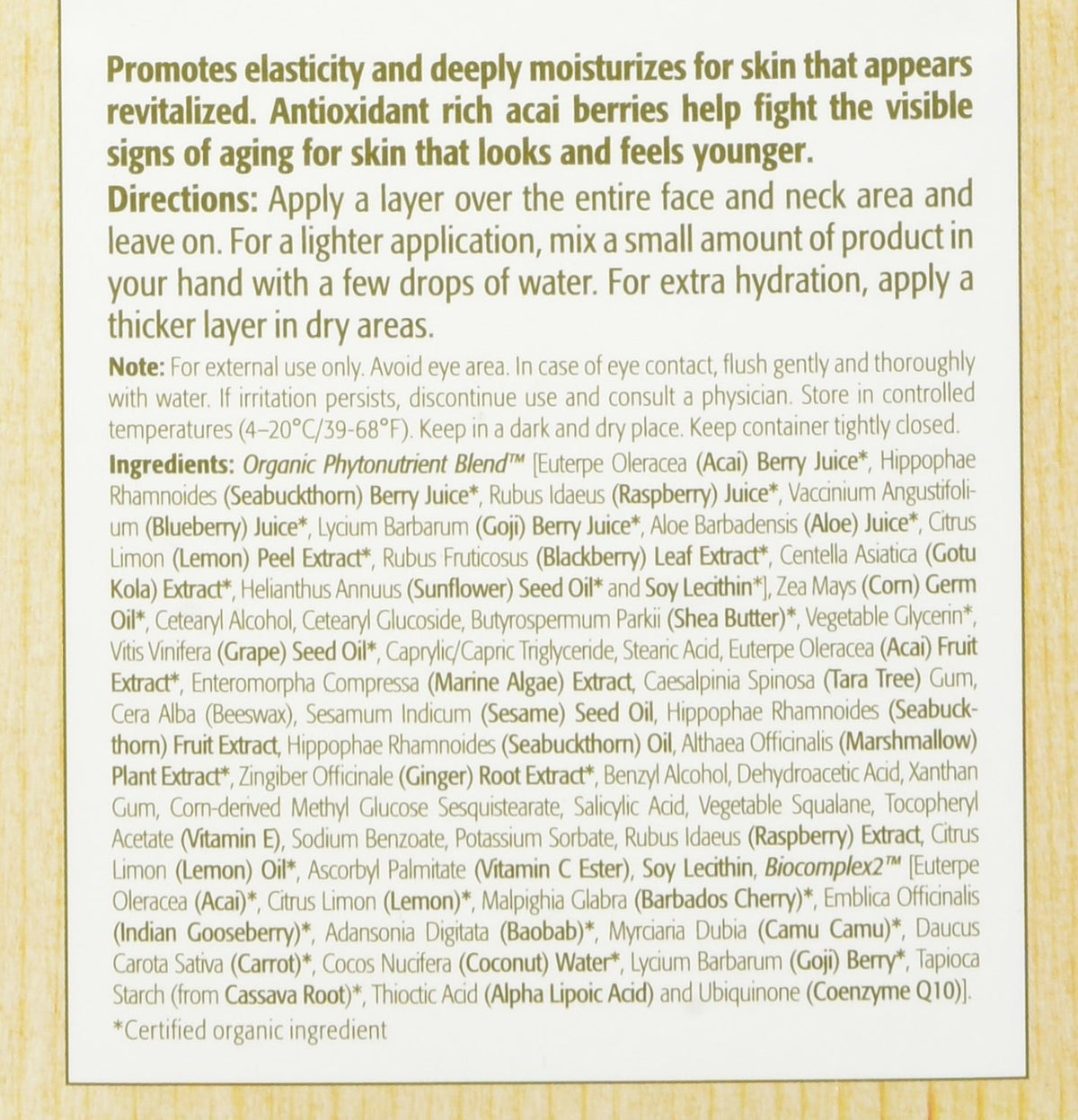 Eminence Firm Skin Acai Moisturizer 2 Fl Oz - Eminence Official Imagery - 4