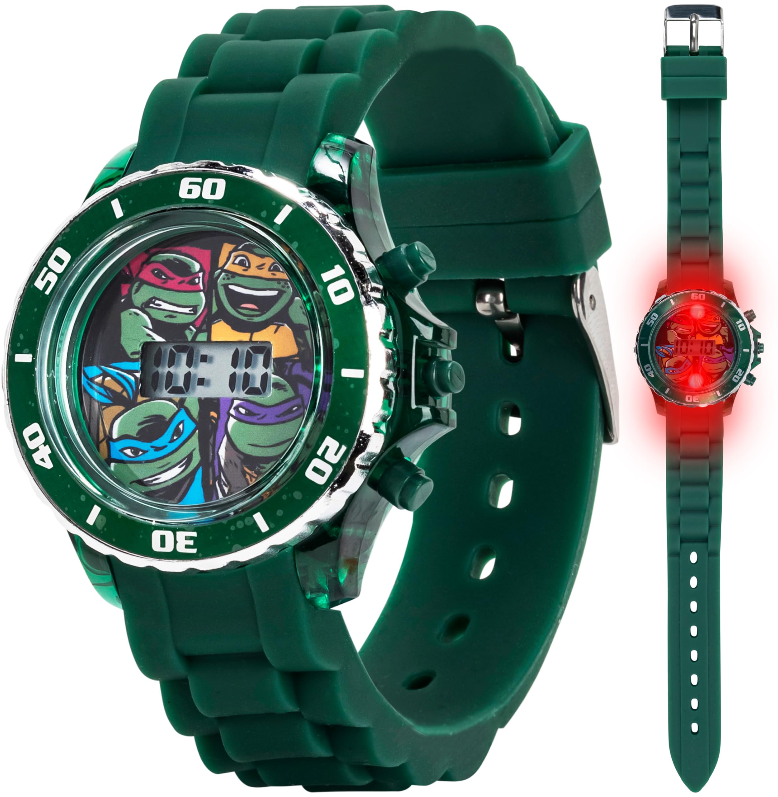 Accutime Ninja Turtles Kids' Digital Watch - View 1