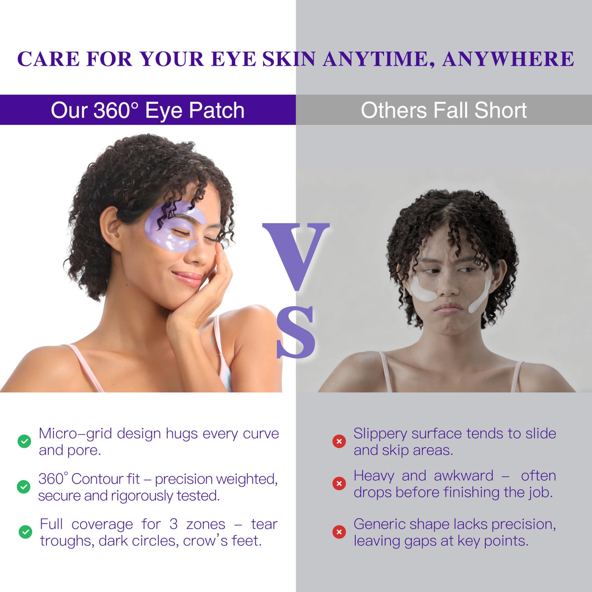 Under Eye Patches with Grape Seed Extract Eye Patches for - ICIKOL Official Imagery - 7
