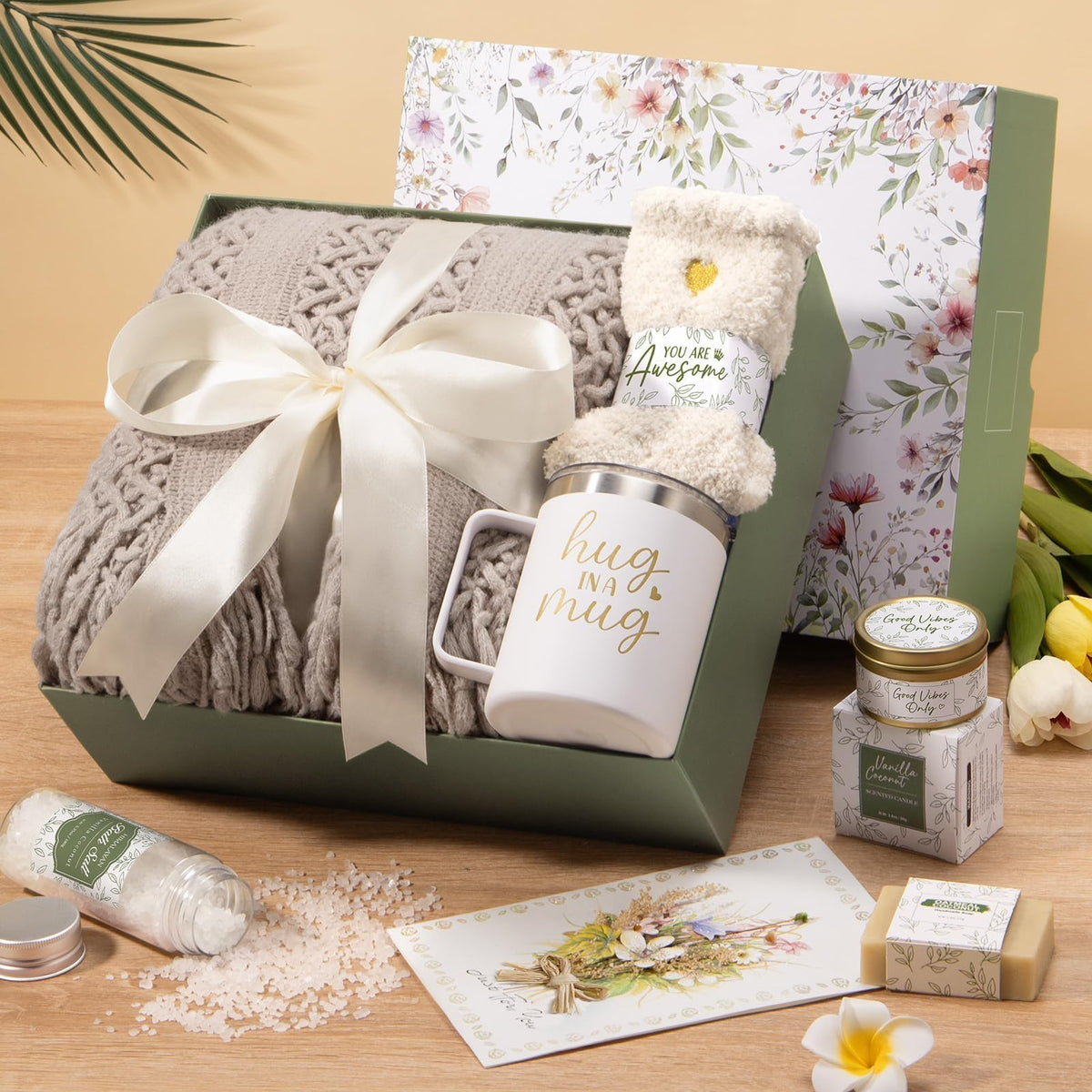 Self Care Get Well Soon Gift Baskets for Women Birthday - MAYICIVO Official Imagery - 5