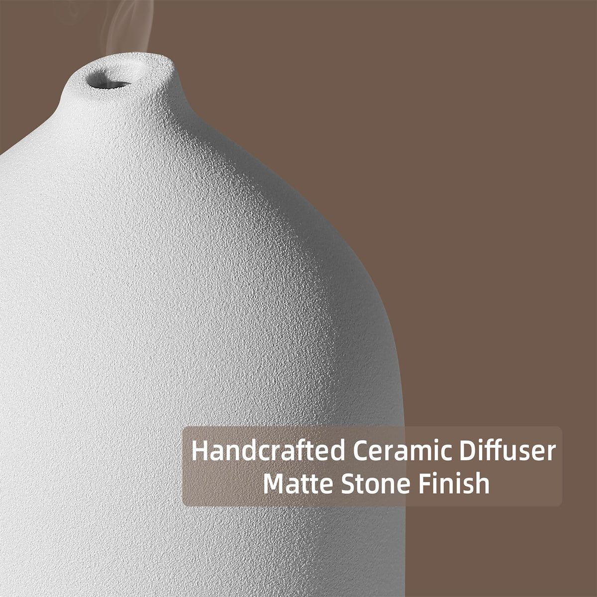 200ML Ceramic Essential Oil Diffuser for Home Stone Diffuser - Gooamp Official Imagery - 3