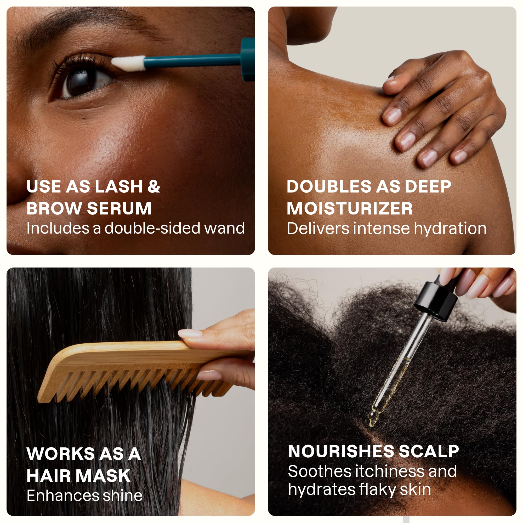 Cliganic Castor Oil Organic Cold Pressed, 100% Pure - For Eyelashes & Eyebrows - Cliganic Official Product View 6