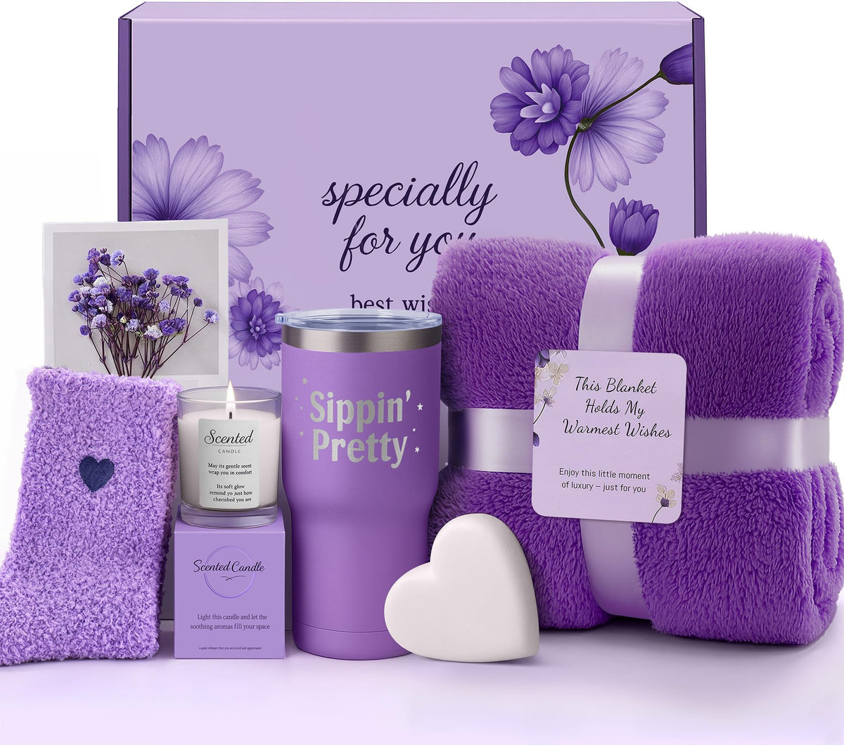 Birthday Gifts for Women Friendship IZZUBIZ Spa Gift Basket - IZZUBIZ Official Imagery - 2