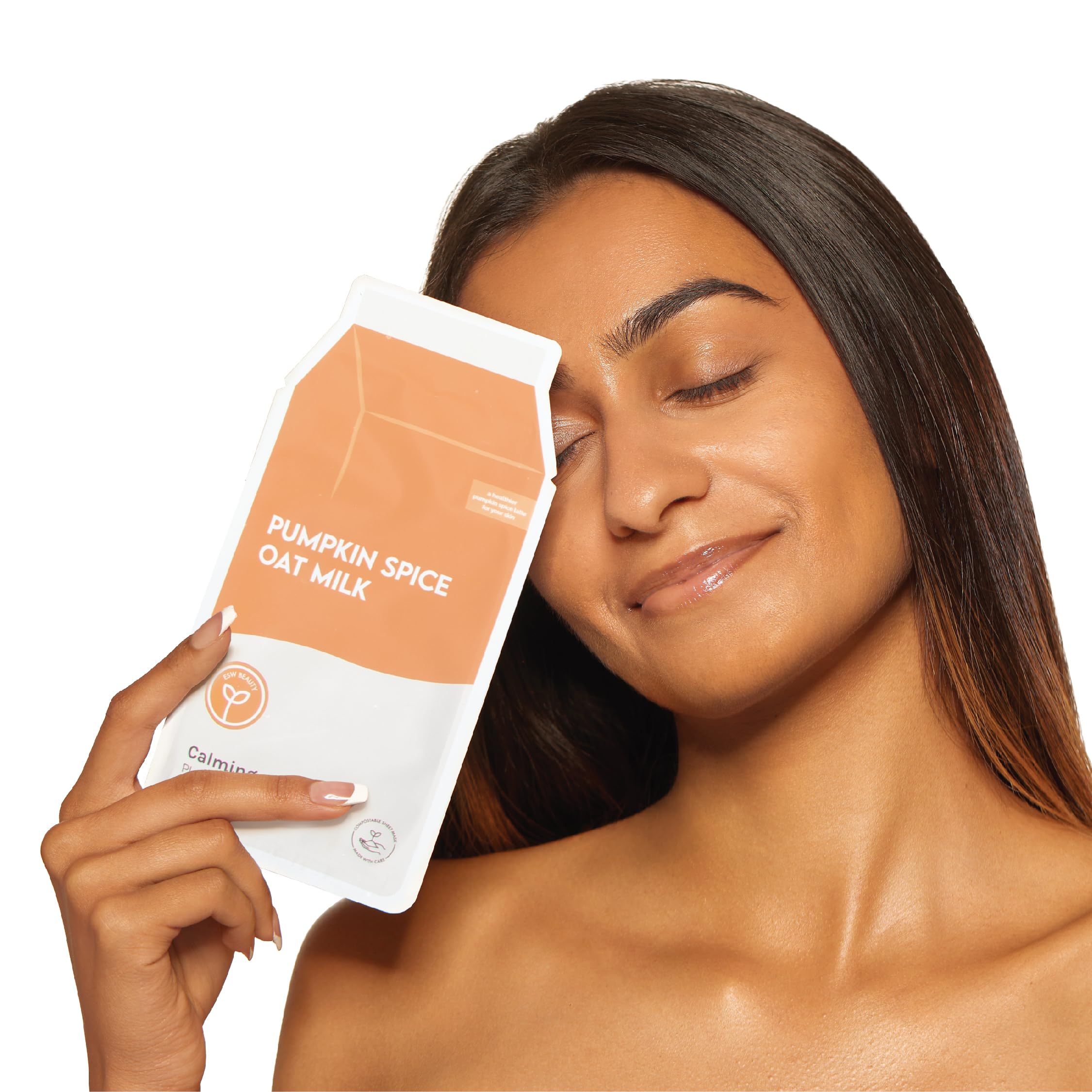 ESW Beauty Pumpkin Spice Oat Milk Face Mask, Korean Skin Care, 1 - ESW Beauty