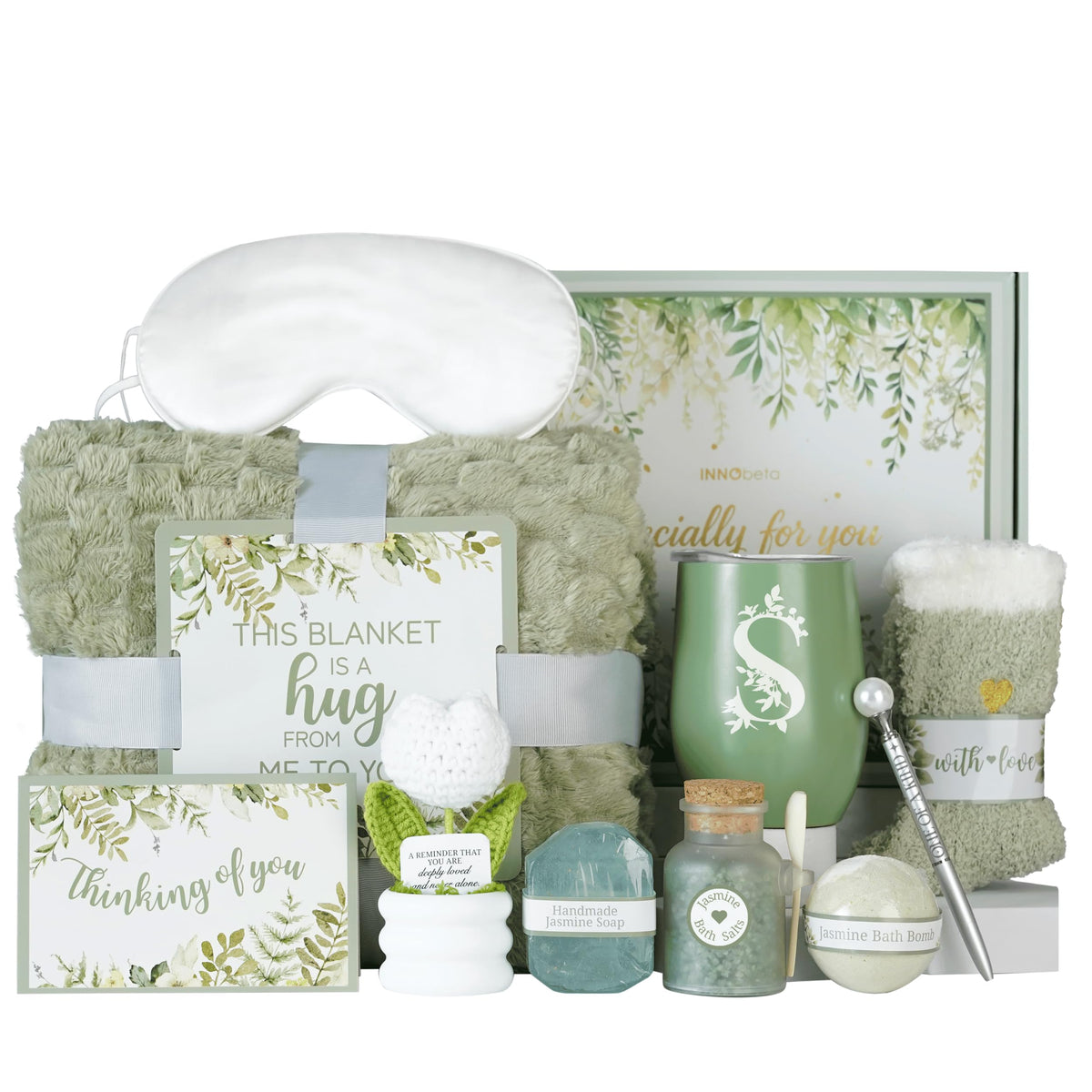 InnoBeta Personalized Gift Baskets for Women who Have - InnoBeta Official Imagery - 1