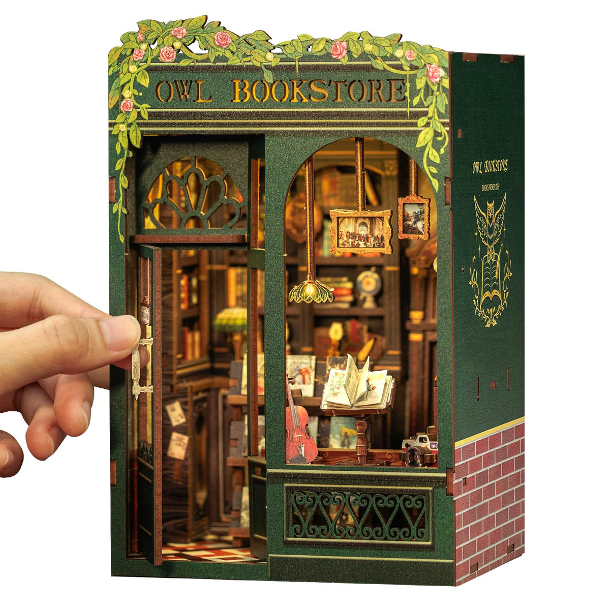CUTEBEE Book Nook Kit DIY Miniature House Kits for Adults - CUTEBEE Official Imagery - 1