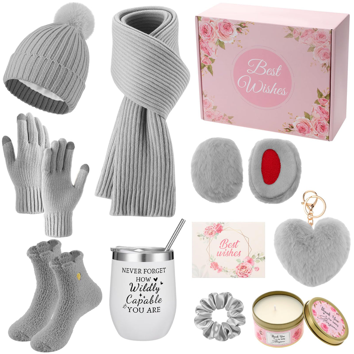 Patelai 11 Pcs Christmas Basket Gifts Set for Women - Patelai Official Imagery - 2