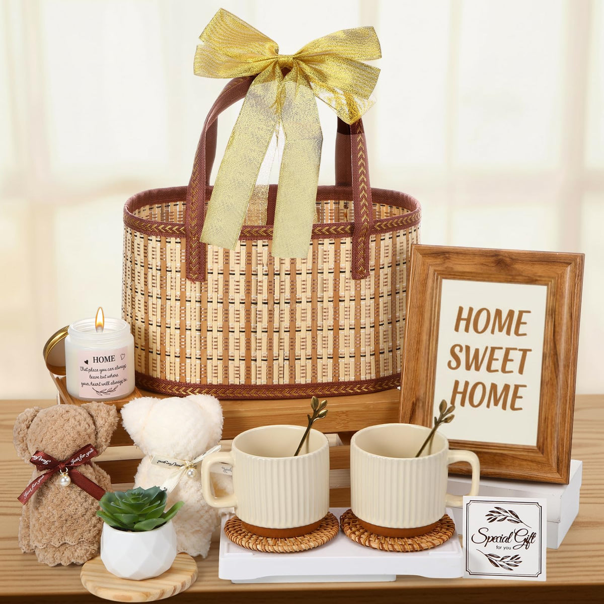House Warming Gifts New House Basket Warmly - RimCereal Official Imagery - 1