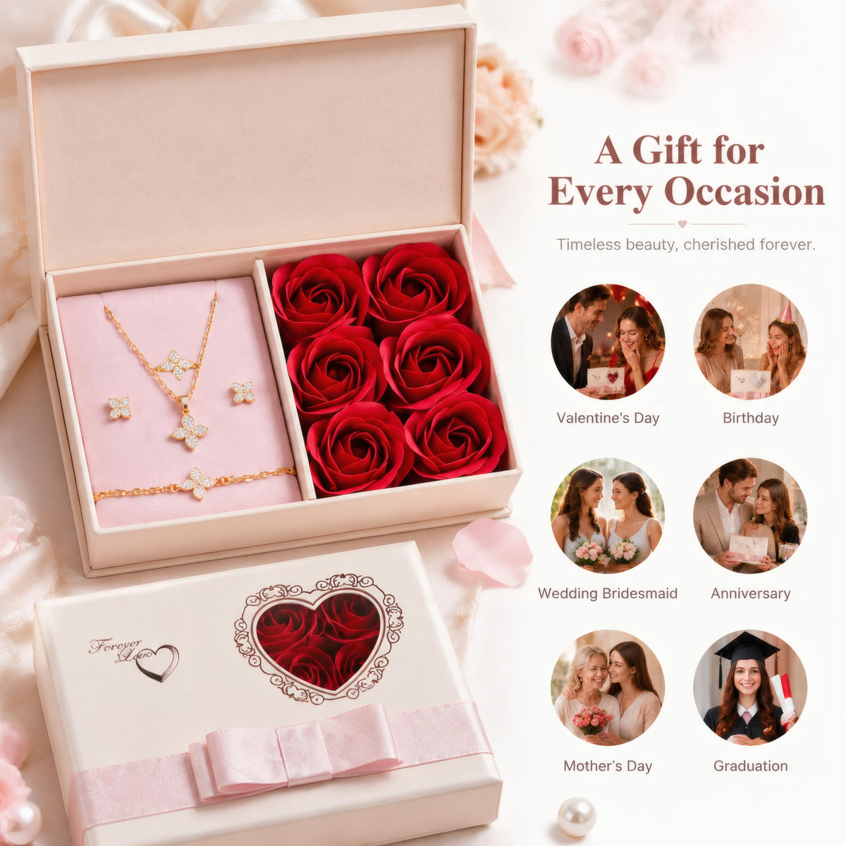 Gifts for Women 4Pcs Women s Jewelry Gift Set Birthday Gifts - VTVKT Official Imagery - 3