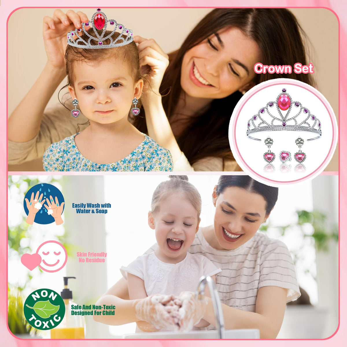 Kids Makeup Sets for Girls 5 8 68 Pcs Kids Makeup Kit for - Aimidola Official Imagery - 6