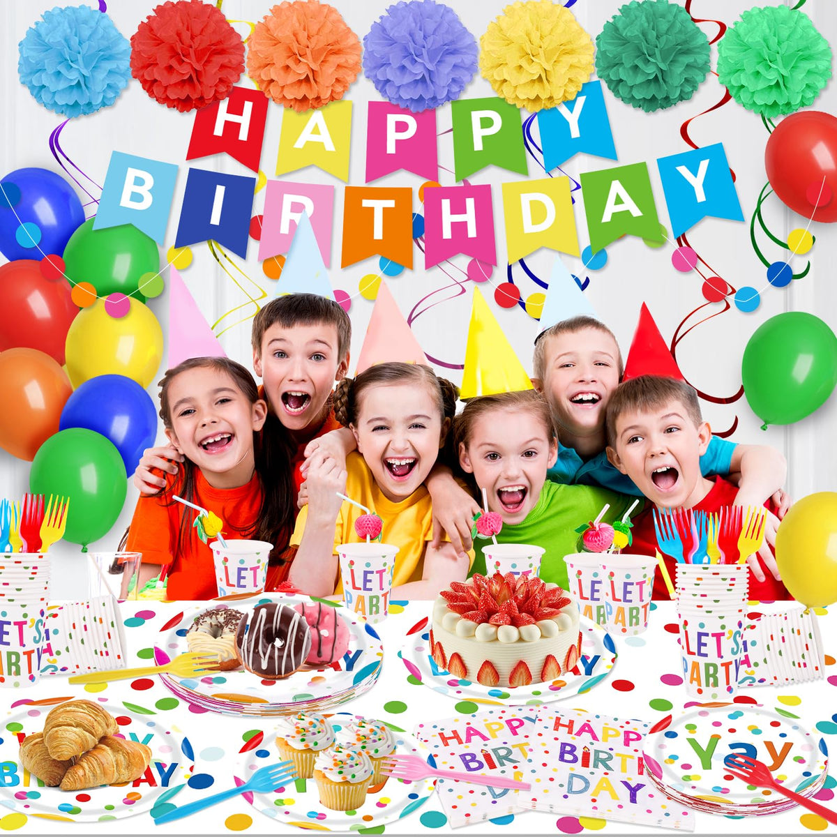 Happy Birthday Decorations - Miucat Official Imagery - 6