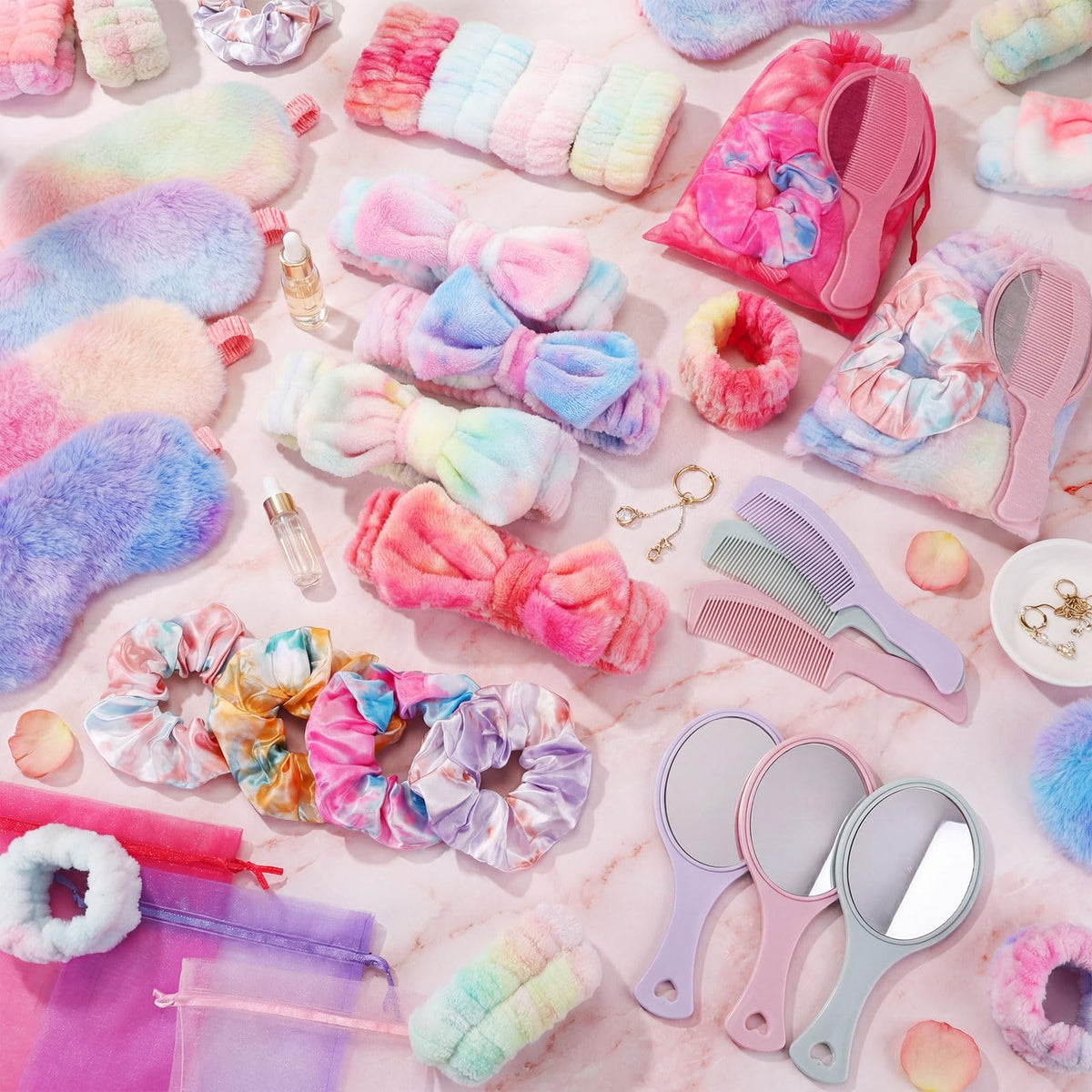 64 Pcs Spa Sleepover Party Supplies for Girls Include 8 - Janinka Official Imagery - 5