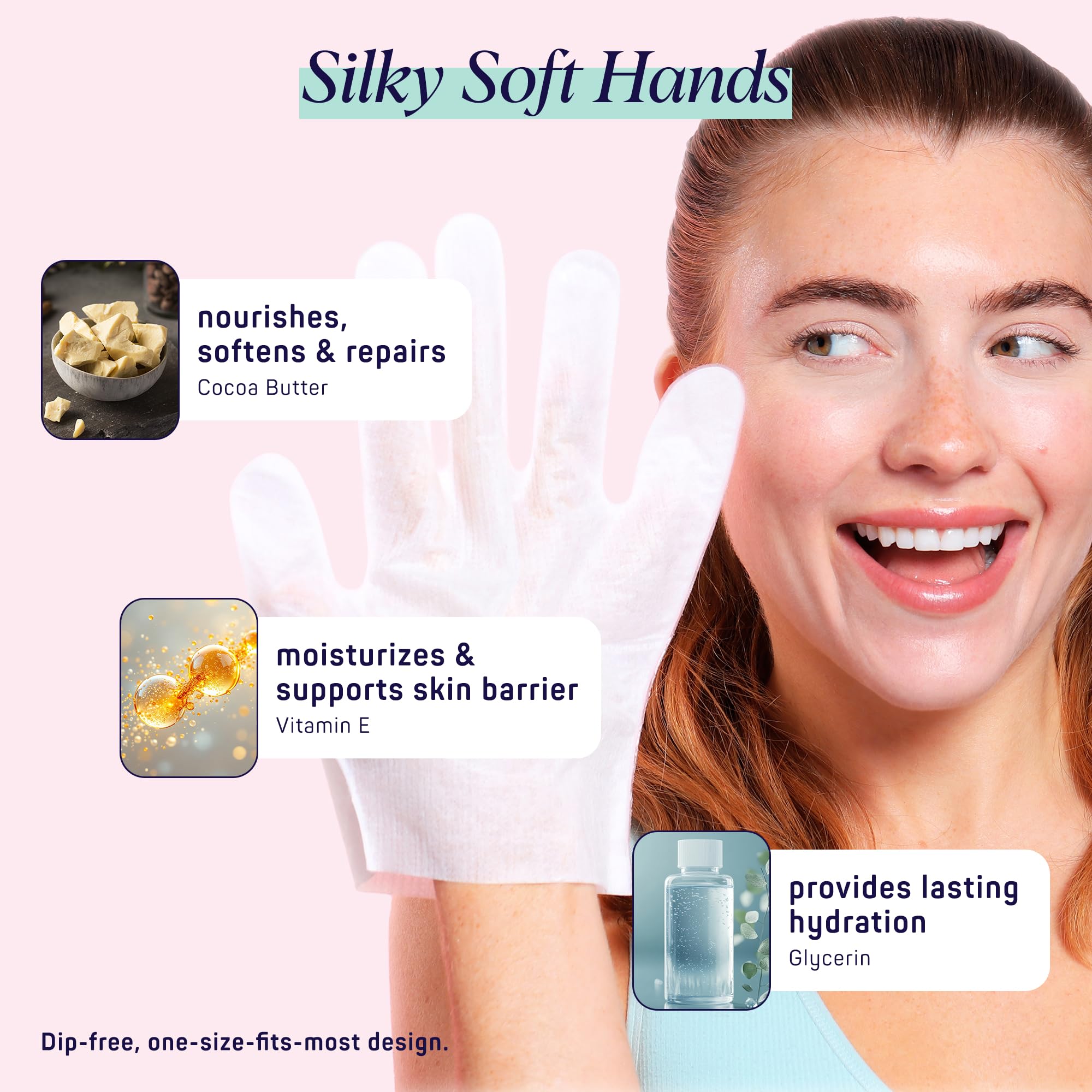 SpaLife 10 Piece Korean Face Mask Moisturizing Hand Gloves - SpaLife Official Product Imagery - 7