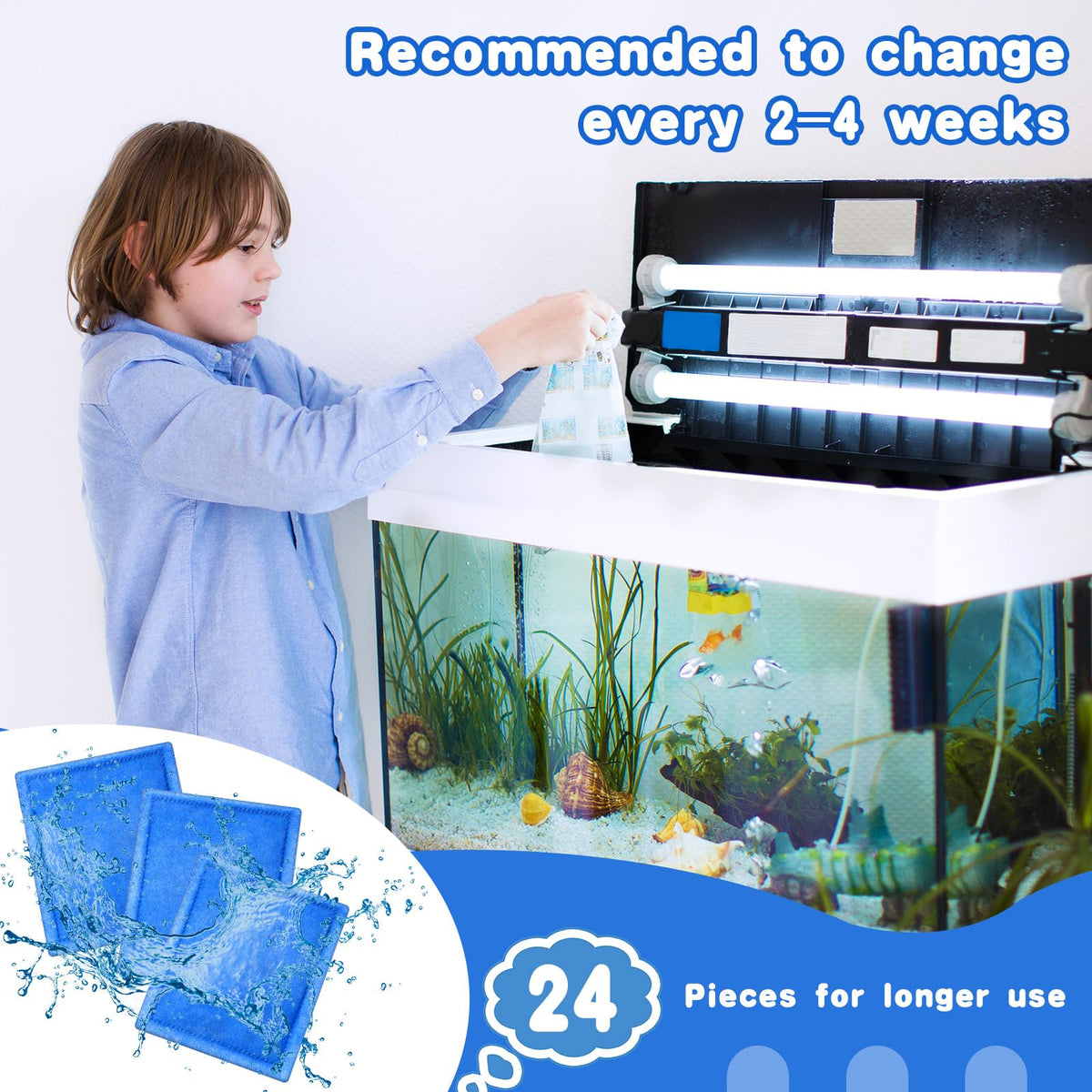 Preboun Aquarium Filter Cartridge Compatible with Aquatech - Preboun Official Imagery - 6