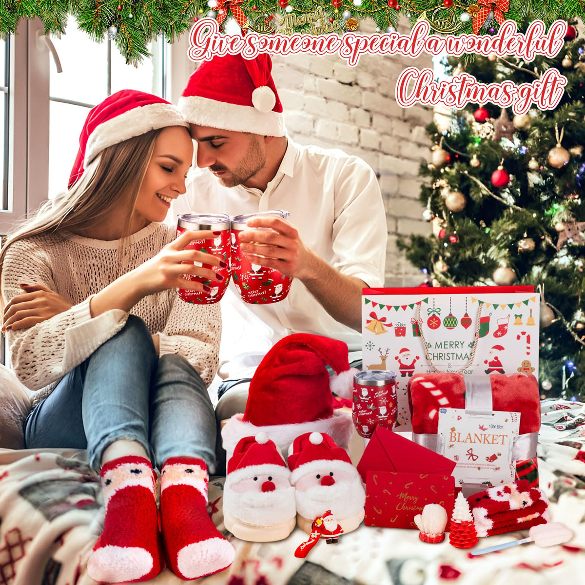 Patelai 10 Pcs Christmas Basket Gifts Set for Women - Patelai Official Imagery - 6