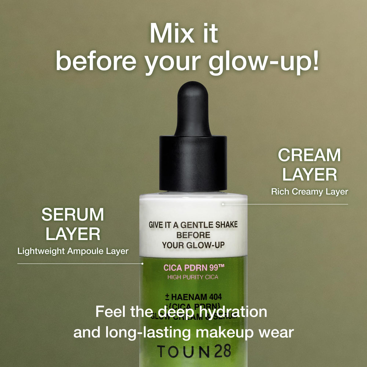 TOUN28 Glow Cream CICA PDRN Serum Makeup Prep 1 69oz - TOUN28 Official Imagery - 7