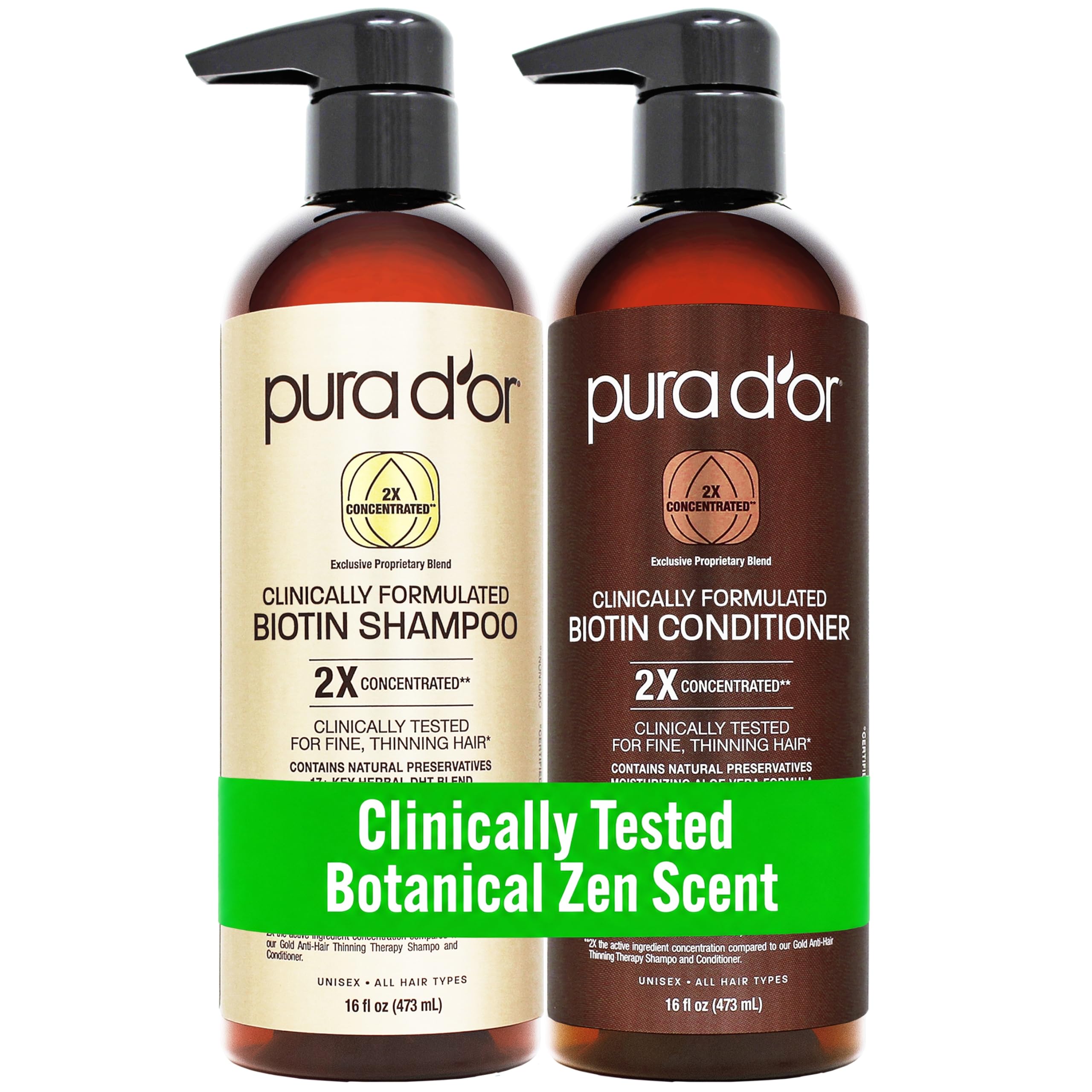PURA D'OR Deep Moisturizing Biotin Hair Regrwoth Conditioner Thickens, Softens, - PURA D'OR Official Product View 10