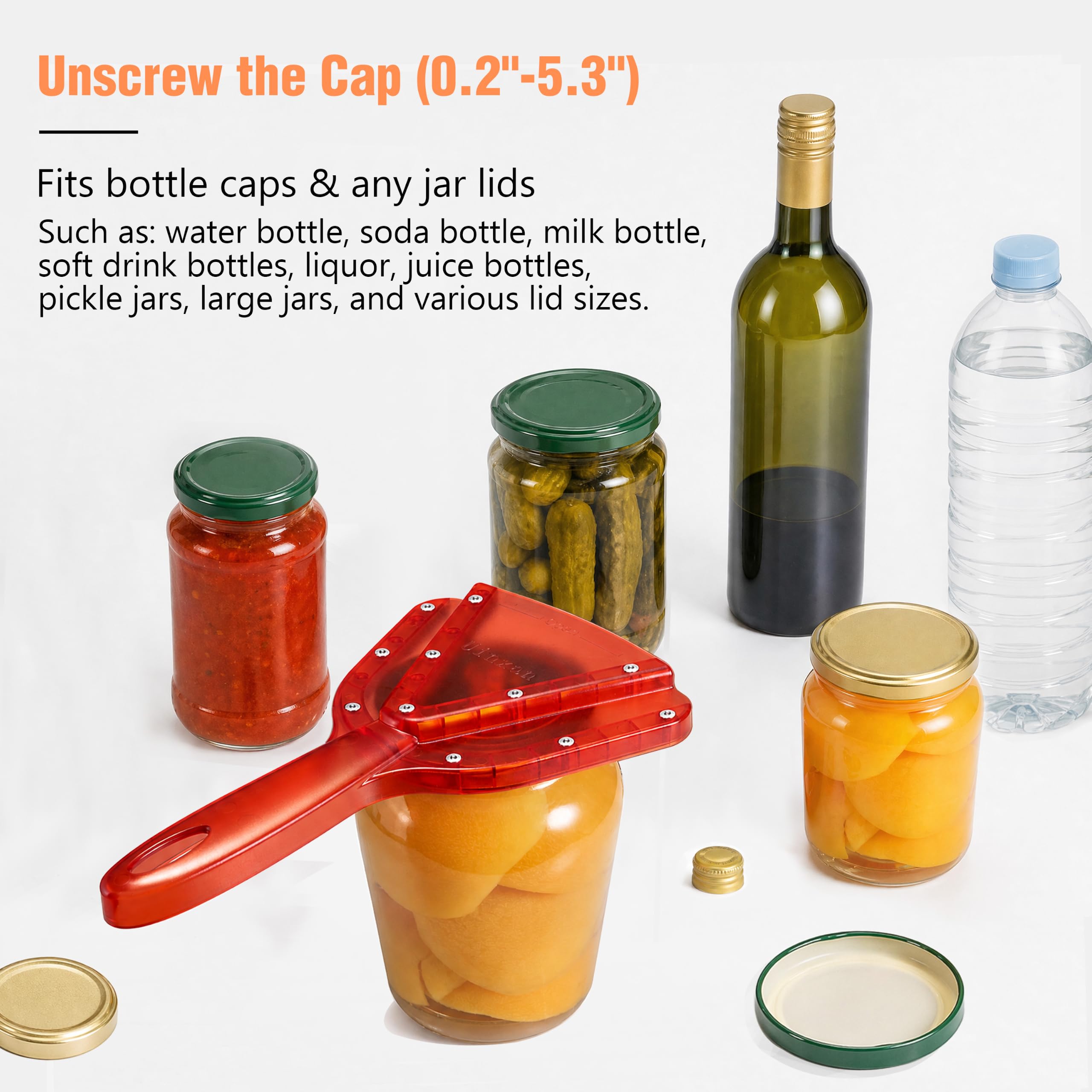 Uinxan Patented Jar Opener, Ideal for Weak Hands & Seniors with A by Uinxan - Angle View 7