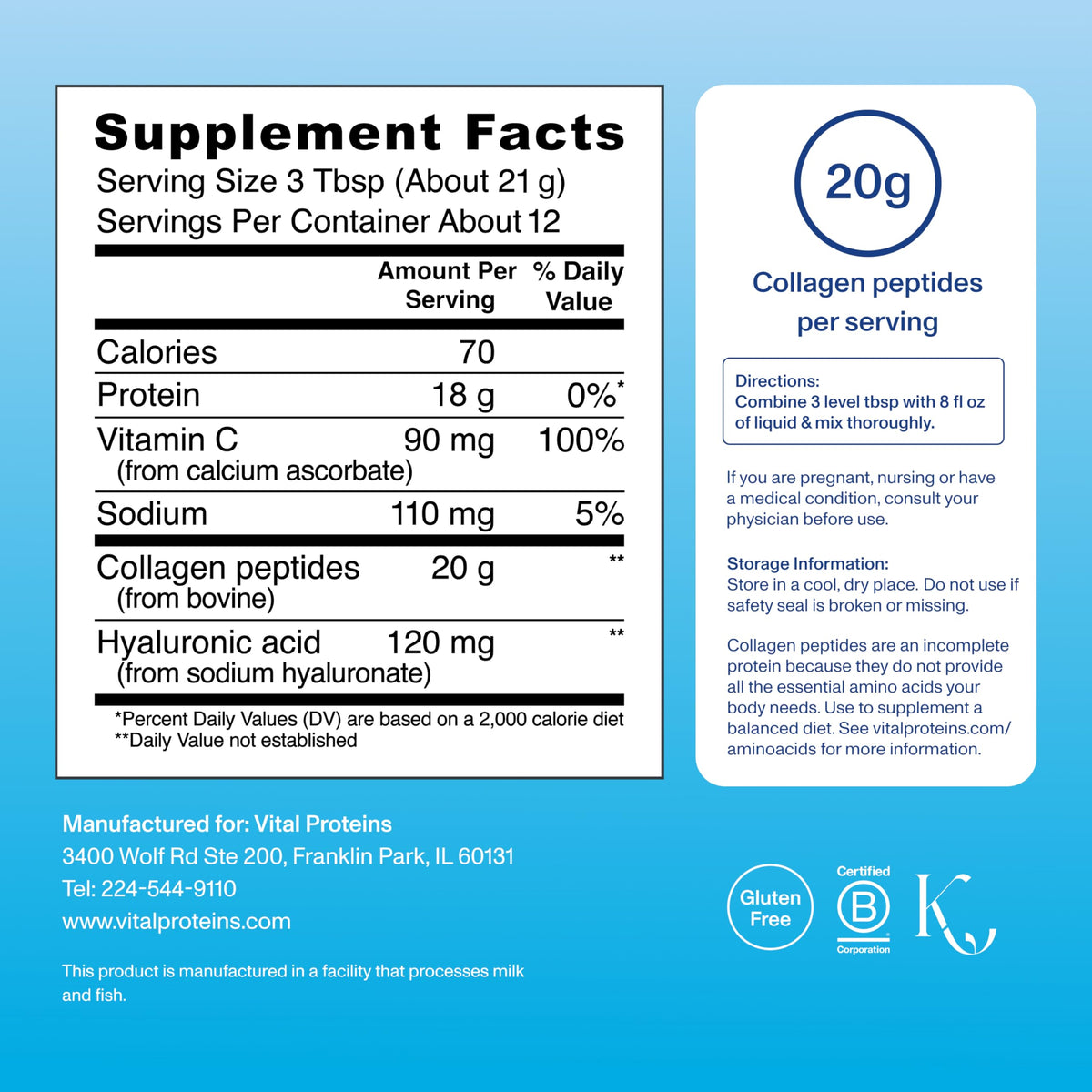 Vital Proteins Collagen Peptides Powder Advanced Unflavored - Vital Proteins Official Imagery - 4