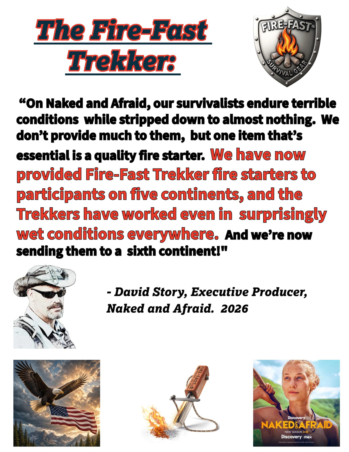 Fire Fast Trekker Best Emergency Waterproof Survival Fire - Fire-Fast Official Imagery - 5