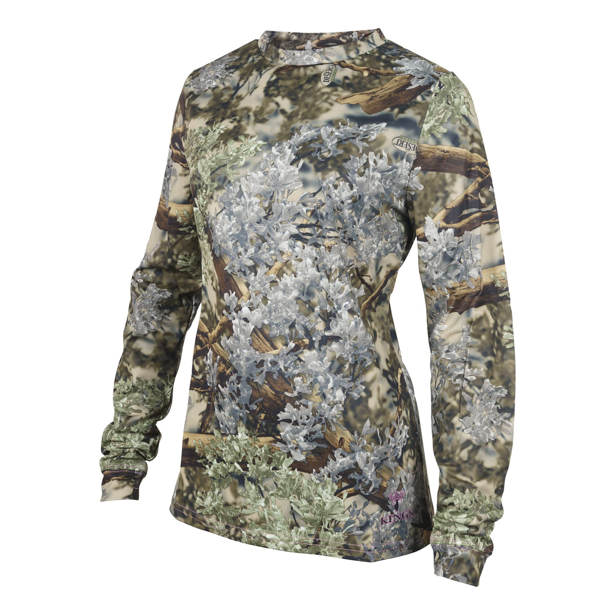 King s Camo Ladies Hunter Series Long Sleeve Camo Tee - King's Camo Official Imagery - 6