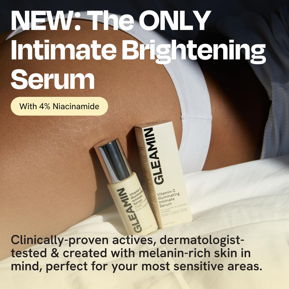 Gleamin Illuminating Intimate Serum 1fl oz Vitamin C Serum 4 - Gleamin Official Imagery - 3