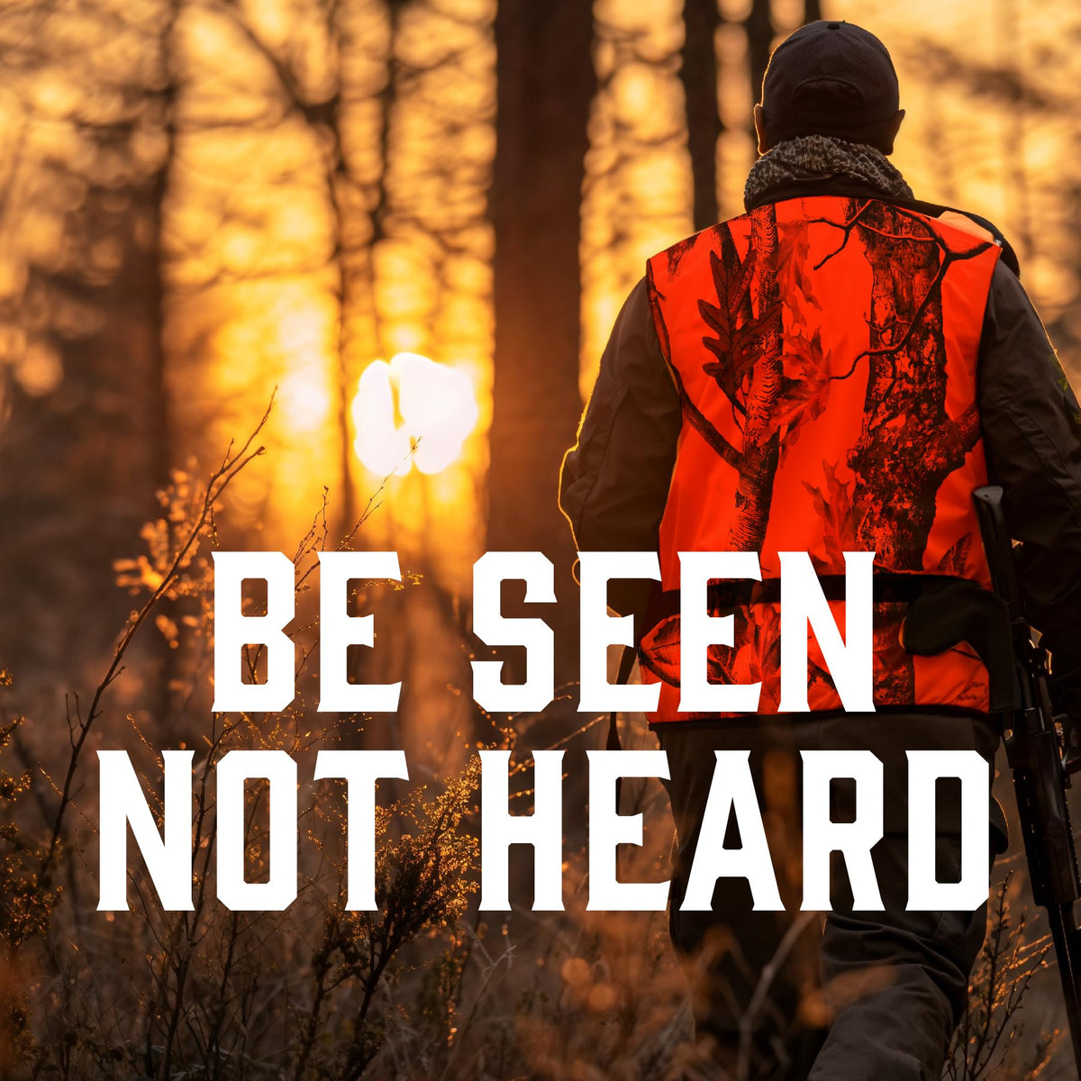 Blaze Orange Deer Hunting Vest with Pockets Hi Vis - Klarny Outdoors Official Imagery - 7