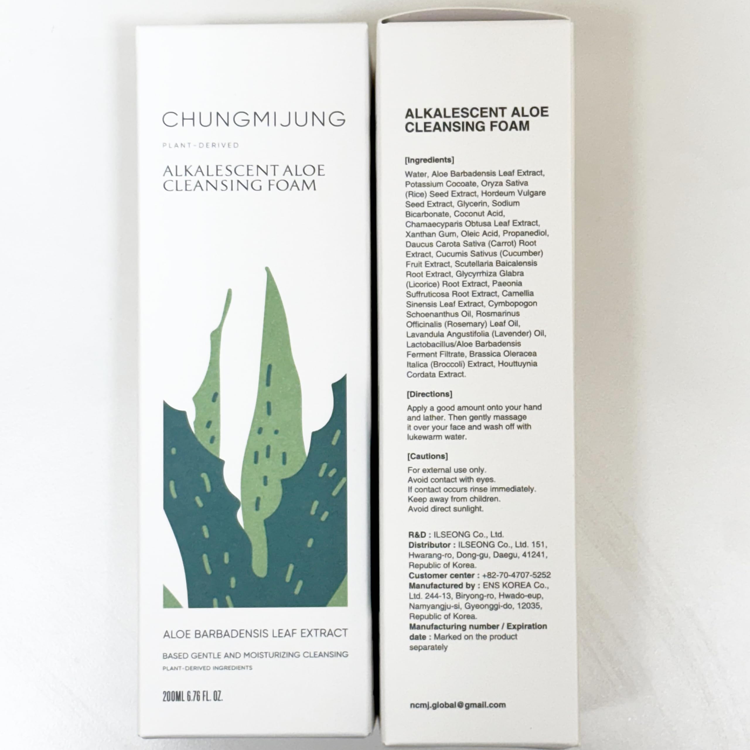 Alkalescent Aloe Cleansing Foam, Deep Cleansing Foam, Blackhead - ChungMiJung