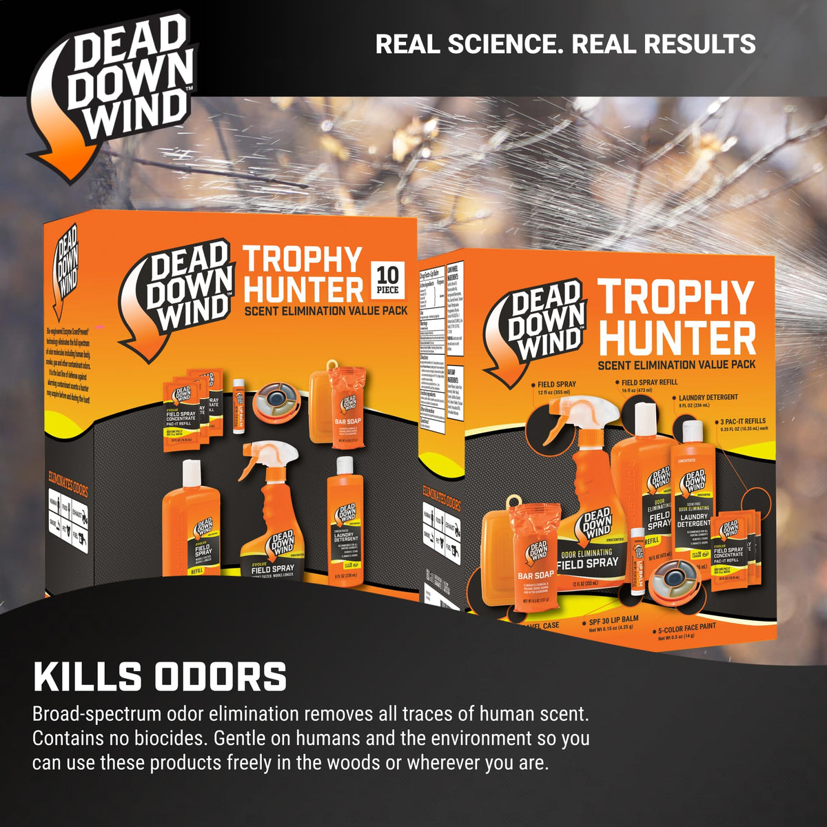DEAD DOWN WIND Trophy Hunter Scent Eliminator 10 Piece Kit - DEAD DOWN WIND Official Imagery - 4