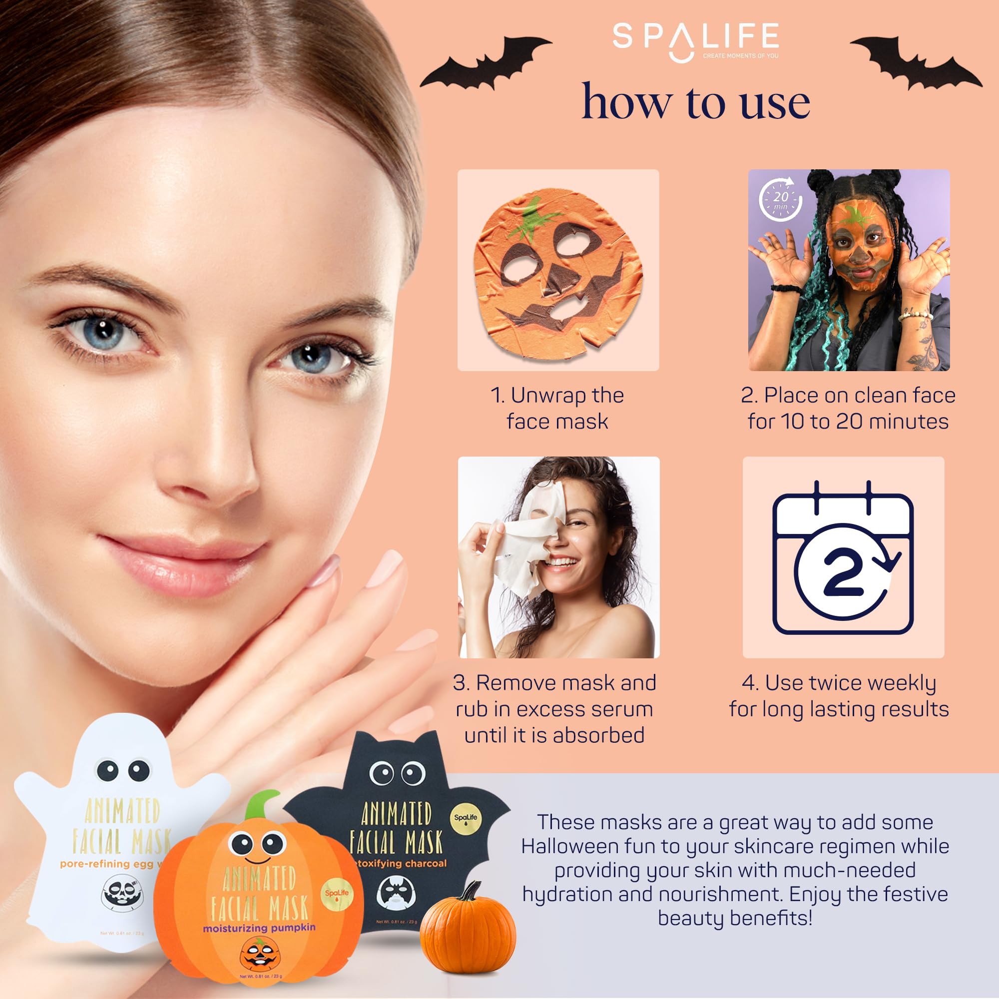 SpaLife Facial Mask Sheet Bundle - SpaLife